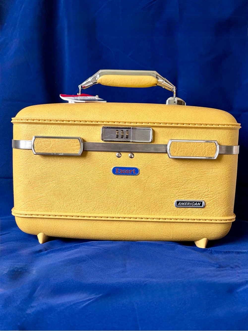 Vintage American Tourister Escort Harvest Gold (Yellow) Train Case